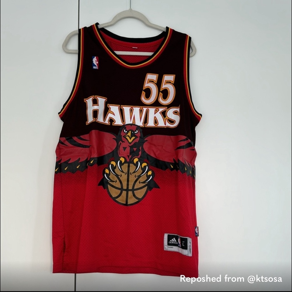 Dikembe Mutombo Atlanta Hawks Jersey men’s Large